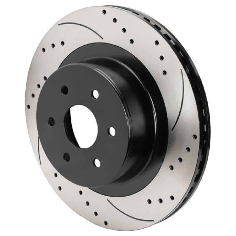Wilwood 160-16663-BK fits 6x5.5 SRP Drilled Performance Rear Rotor & Hat L/H -