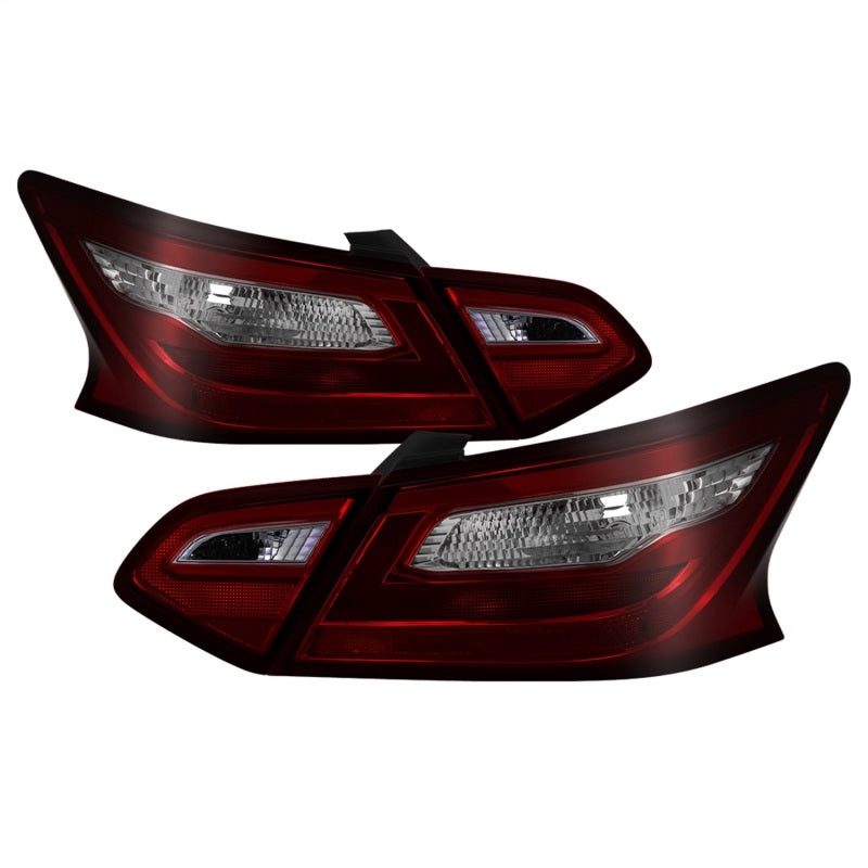 xTune 9943041 16-18 fits Nissan Altima 4DR OEM Tail Light - Red Smoke (ALT-JH-NA16-4D-RSM)