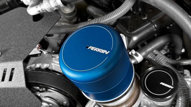 Perrin PSP-ENG-716BL 2015+ fits Subaru WRX/STI Oil Filter Cover - Blue