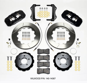 Wilwood 140-14067 AERO6 Front Hat Kit 14.25 2014-Up fits Challenger w/Lines