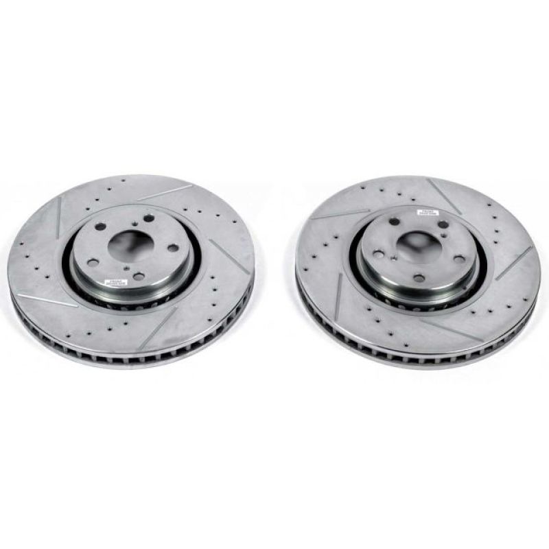 PowerStop fits Lexus 07-11 GS350 Front Evolution Drilled & Slotted Rotors - Pair