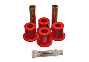Energy Suspension 4.2128R Rear Spring Frame Shackle Kit - Red