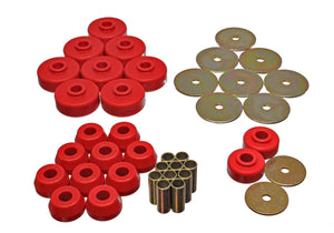 Energy Suspension 8.4102R 84-88 fits Toyota 4-Runner Red Body Cab Mount Set