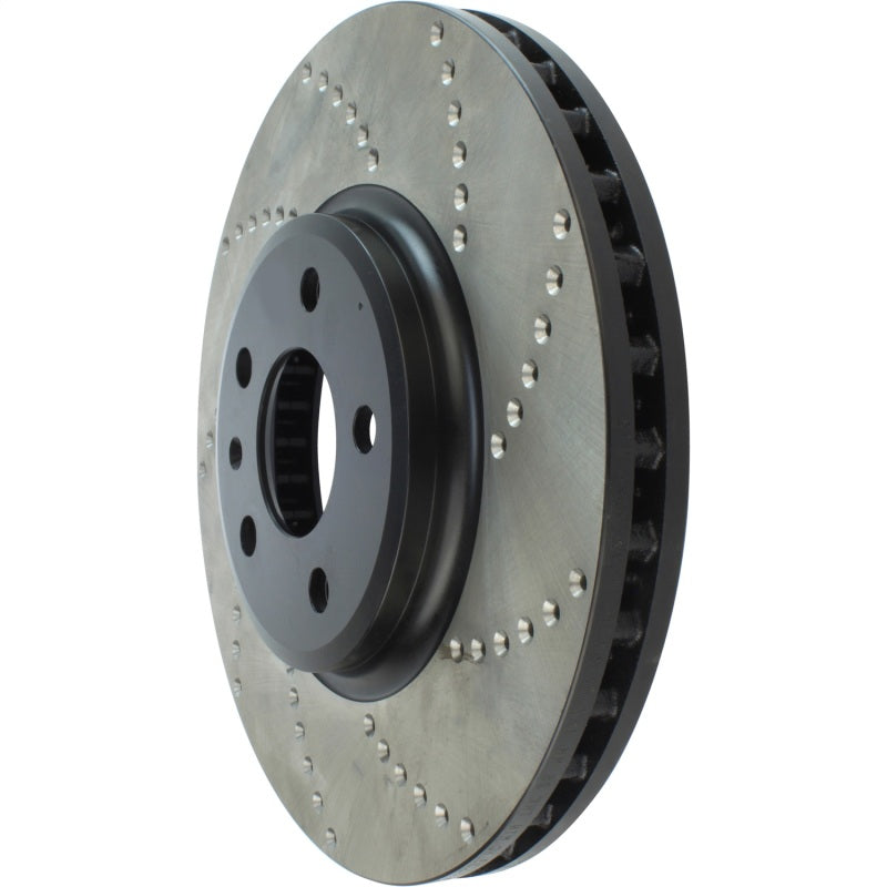 Stoptech 128.33123CL 08-11 Audi A5 Quattro / 09-12 Audi A4 Quattro Sport Cryo Drilled Left Front Rotor