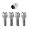 McGard 27015 Wheel Lock Bolt Set - 4pk. (Cone Seat) M12X1.5 / 17mm Hex / 31.7mm Shank Length - Chrome