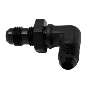 DeatschWerks 6-02-0710-B 6AN Male Flare to 6AN Male Flare Bulkhead Adapter 90-D