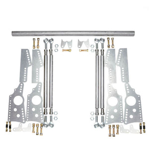 QA1 7838-1067 Heavy Duty Pro Rear Drag 4-Link Component Kit