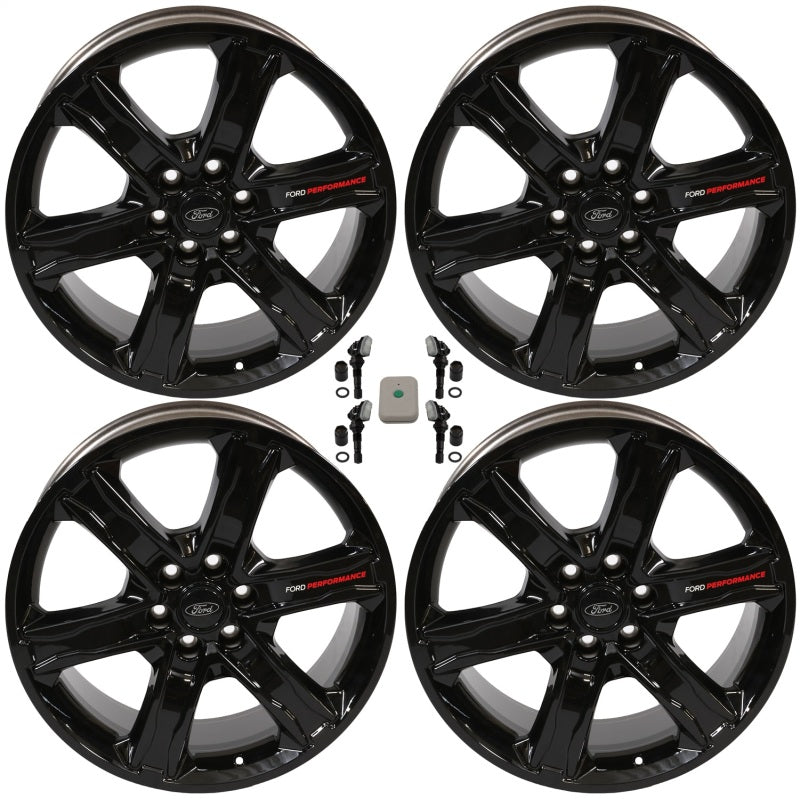 fits Ford 15-23 Racing M-1007K-S2295GB F-150 22x9.5in Wheel Kit - Gloss Black