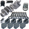 Eagle 64125060 fits Ford 351W 4.000in Crank 6.250in I-Beam Rods -6.6cc Flat Top 4.060in Pistons Rotating Assembly