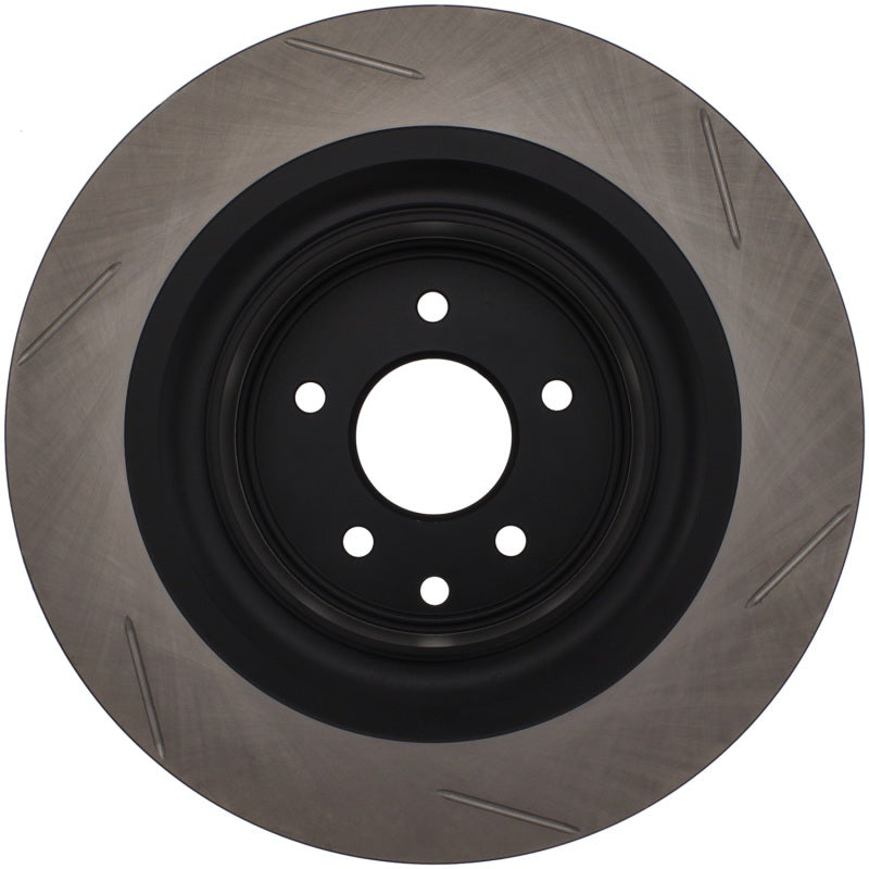 Stoptech 126.42101SR Power Slot fits Nissan 370z / Infiniti G37 SportStop Slotted Rear Right Rotor