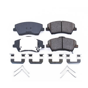PowerStop fits Hyundai Elantra Front Z17 Evolution Ceramic Brake Pads w/Hardware