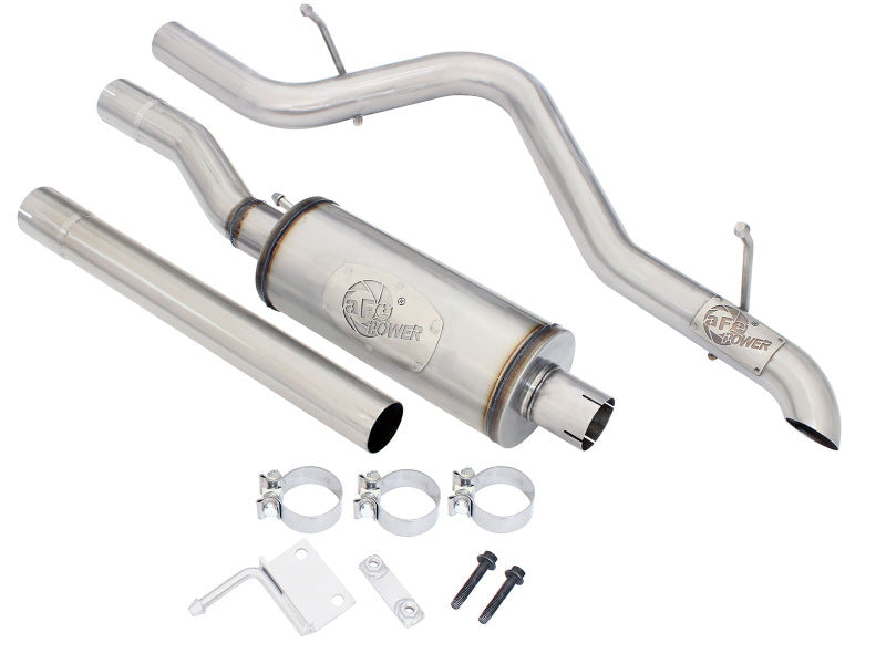 AFE 49-48055 rce XP 2.5in SS-409 Cat-Back Exhaust 07-16 fits Jeep Wrangler (JK)
