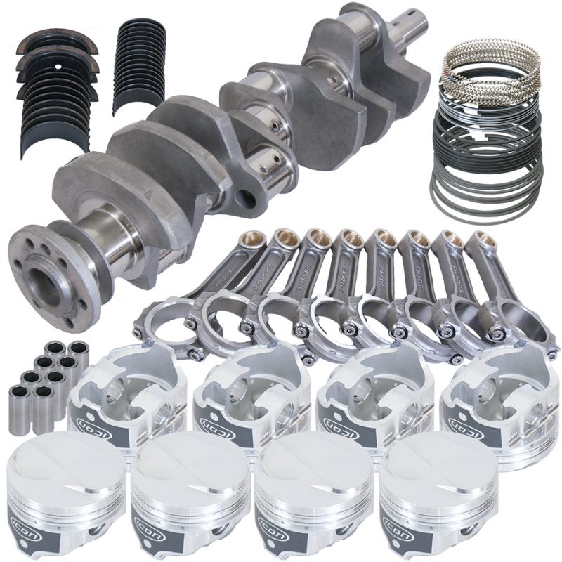 Eagle 61322100 fits Chevy 454 4.000in Crank 6.135in I-Beam Rods 18cc Dome 4.350in Pistons Rotating Assembly