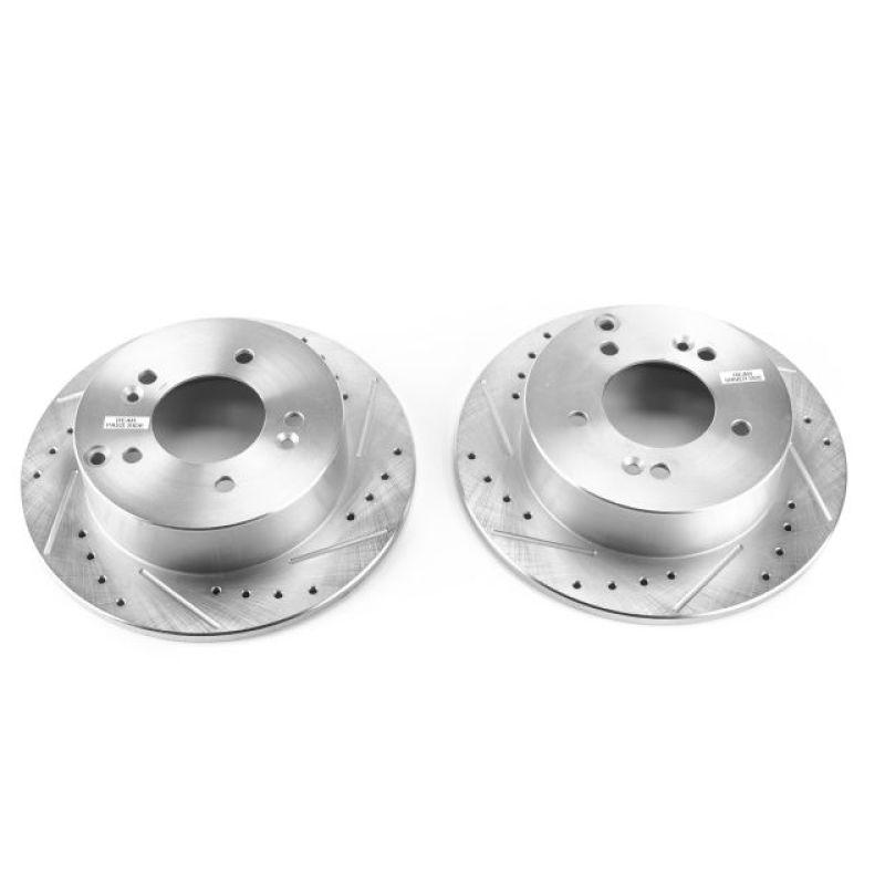 PowerStop fits Kia 07-10 Rondo Rear Evolution Drilled & Slotted Rotors - Pair