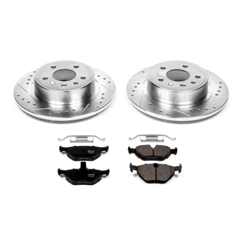 PowerStop K3080 fits Saab 99-10 9-5 Rear Z23 Evolution Sport Brake Kit