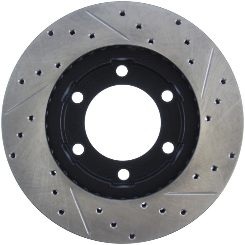 Stoptech 127.68000R Slotted & Drilled Sport Brake Rotor
