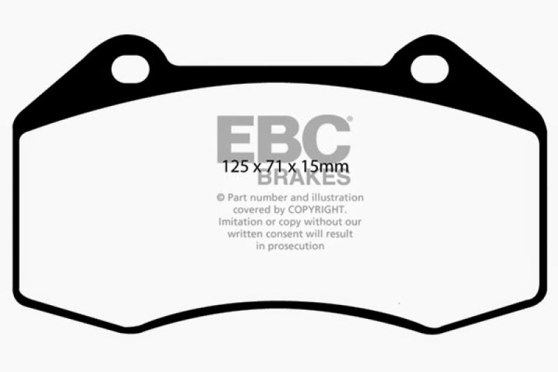 EBC DP21539 fits Chevrolet 07-08 Cobalt 2.0 Supercharged (SS) Greenstuff Front Brake Pads