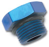 Russell 660280 Performance -8 AN Straight Thread Plug (Blue)