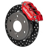 Wilwood 140-17946-DR 2024 Can Am Maverick Front Brake Kit 11.60in Drilled - Red