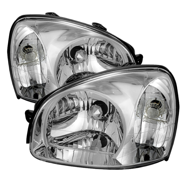 9024832 Xtune fits Hyundai 03-20 Santa Fe 2006 Crystal Headlights Chrome HD-JH