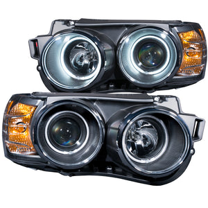 ANZO 121488 2012-2015 fits Chevrolet Sonic Projector Headlights w/ Halo Black (CCFL)