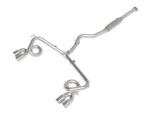 aFe 49-36810-P fits Subaru WRX/STi 15-21 H4-2.0/2.5L Takeda 3in to 2-1/2in Stnlss Cat-Back Exhaust w/ Polished Tip
