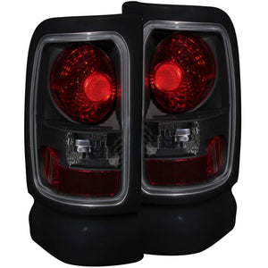 ANZO 211170 1994-2001 fits Dodge Ram Taillights Dark Smoke