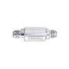 Russell 650200 Performance Polished Aluminum (3in Length 1-1/4in dia. -6 x 3/8in male NPT inlet/outlet)