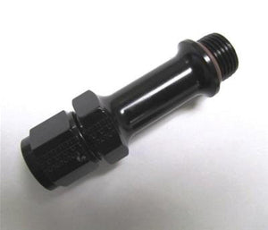 Fragola 491976-BL -8AN x 7/8-20 Carb Adapter Long 3in - Black