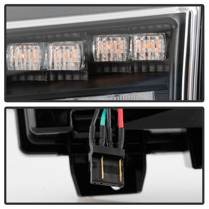 Spyder 5086785 fits Jeep 18-20 Wrangler 2019 (Halogen Model Only) LED Front Bum