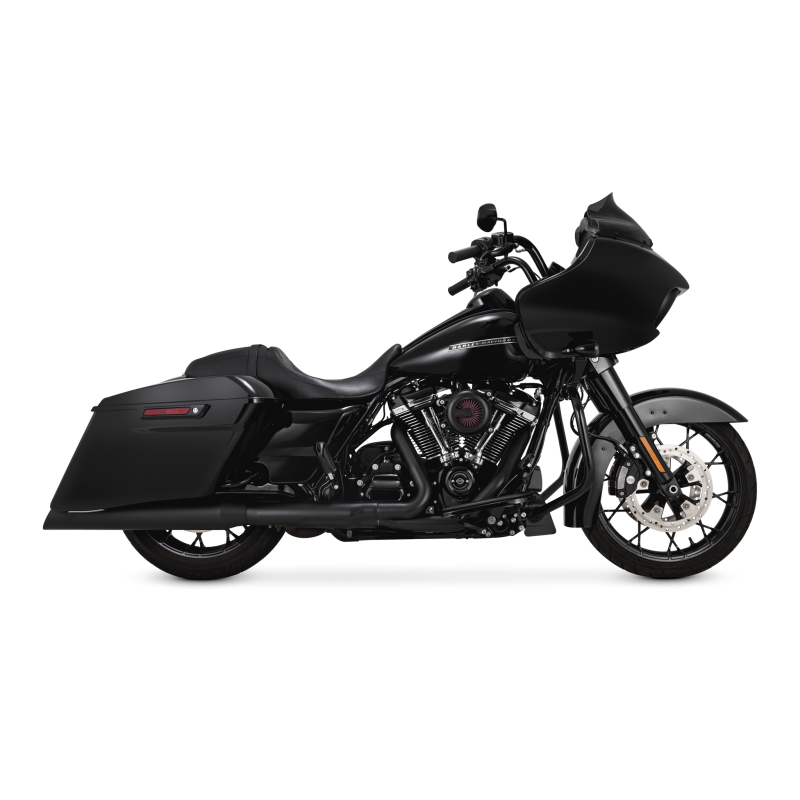 Vance & Hines HD Touring Backslash 450 Slip-on Exhaust - Wrinkle Black