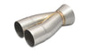 Vibrant 10359  Merge Collectors (2-1/2in Inlet Slipover ID 3-1/2in Outlet OD) -