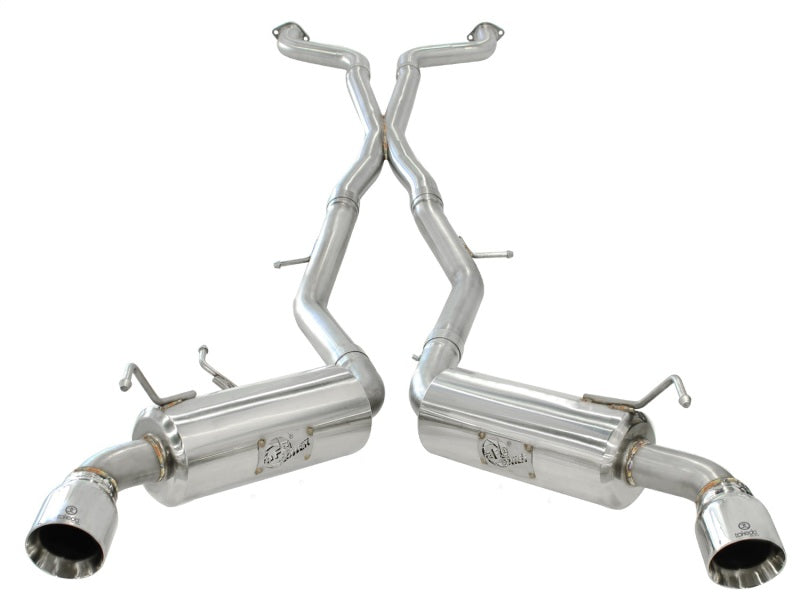 AFE 49-36107  2.5inch SS Exhaust Cat-Back 09-13 fits Nissan 370Z V6 3.7L Polish