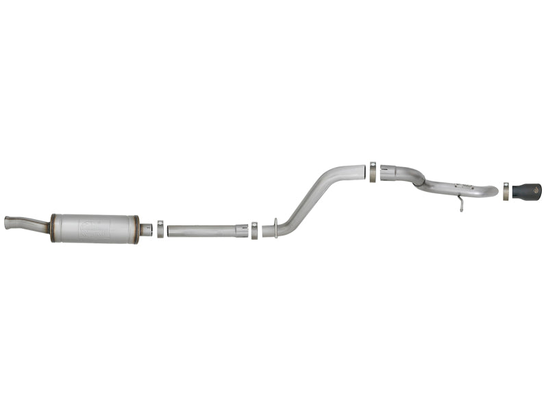 AFE 49-48075-B orce-Xp Axle-Back Hi-Tuck Exhaust System w/Black Tip 18-19 fits