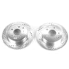 PowerStop fits Infiniti 03-05 G35 Rear Evolution Drilled & Slotted Rotors - Pair