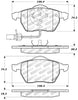 Stoptech 309.084 Performance Brake Pads