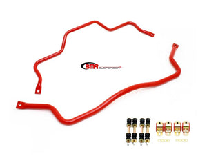 BMR SB026R F-Body Front & Rear Sway Bar Kit w/ Bushings - Red