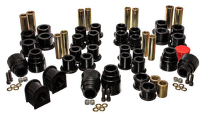 Energy Suspension 4.18120G 00-04 fits Ford Excursion 4WD Black Hyper-flex Master Bushing Set