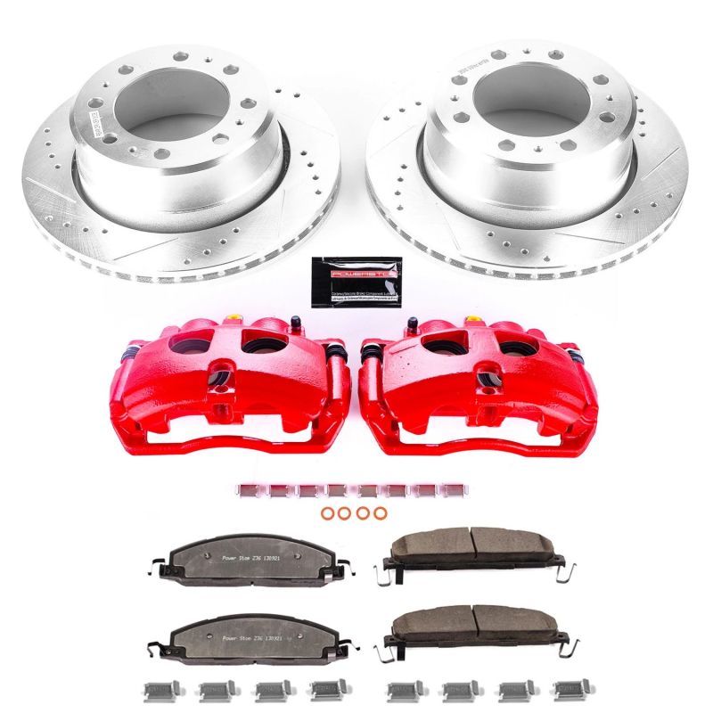 Power Stop KC7131A-36 13-18 fits Ram 3500 Rear Z36 Truck & Tow Kit w/Cals