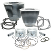 S&S 91-7002 Cycle 84-99 BT 88in 3 5/8in Big Bore Cylinder & Piston Kit - Natural