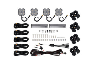 Diode Dyamics Roof Rack Scene Light Dual Color - Amber/White - Kit