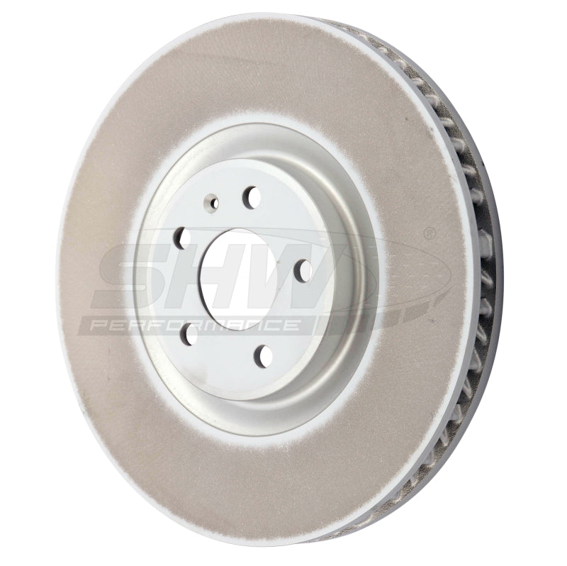SHW Performance PFL39527 SHW 19-21 fits Porsche Macan S 3.0L Left Front Smooth Monobloc Brake Rotor (95B615301AA)