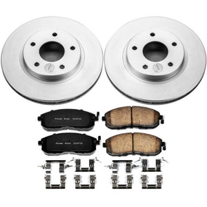 PowerStop fits Nissan Maxima Front Z17 Evolution Geo 99-01met Coated Brake Kit