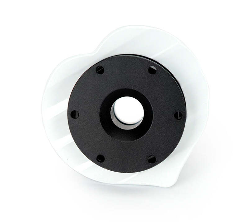 NRG SRK-143BK-WT Heart Quick Release Kit Gen 143 - Black Body / White Heart Ring
