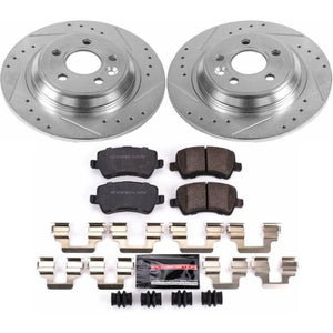 PowerStop K4704 fits Volvo 11-18 S60 Rear Z23 Evolution Sport Brake Kit