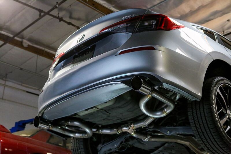 Remark RK-C2063H-11T 2022+ fits Honda Civic Sport Sedan (FE2) Catback Exhaust - Dual Burnt Stainless Steel Tips