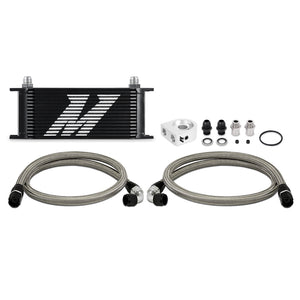 Mishimoto MMOC-U16BK Universal Oil Cooler Kit 16-Row Black