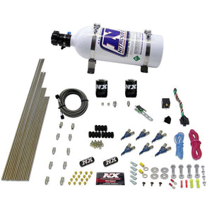 Nitrous Express 80006-05 6 Cyl Gas Nitrous Kit (150-375HP) w/5lb Bottle