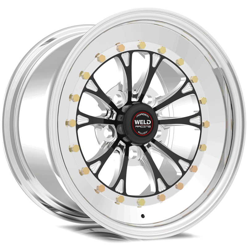 Weld  794B-510206 Vitesse 15x10 / 5x4.5 BP / 3.5in. BS Black Wheel - Non-Beadloc