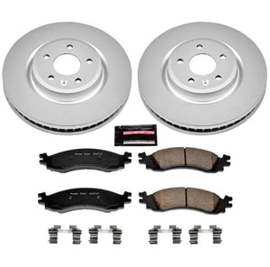 PowerStop fits Ford 11-12 Taurus Front Z17 Evolution Geomet Coated Brake Kit